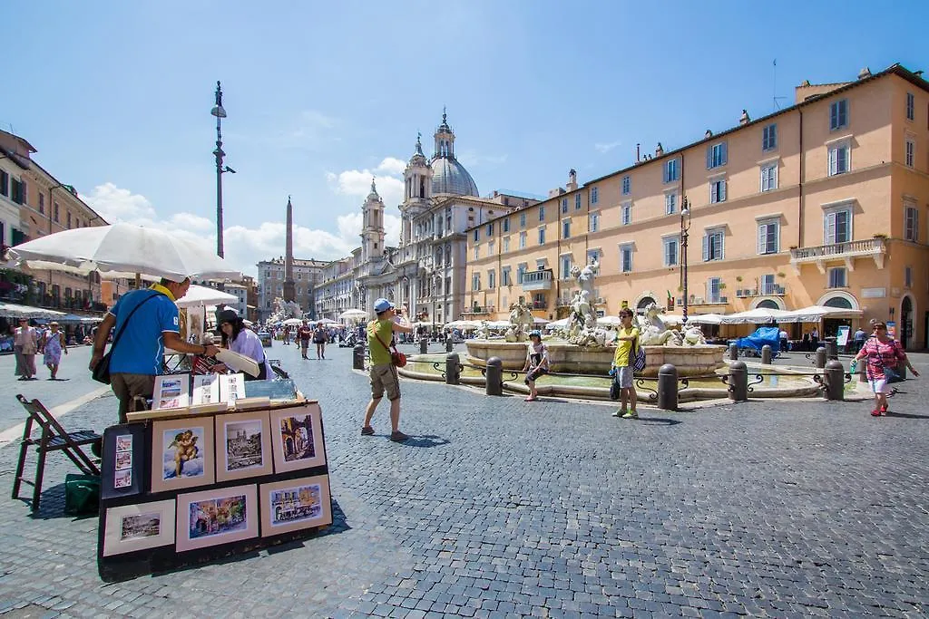 Spagnoli Roof Terrace Navona Sq Rome Apartment