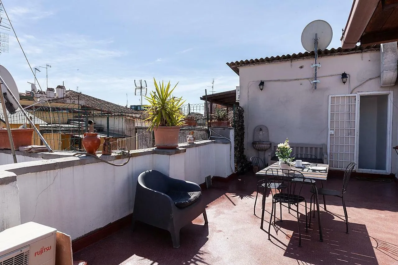 Spagnoli Roof Terrace Navona Sq Rome Italy