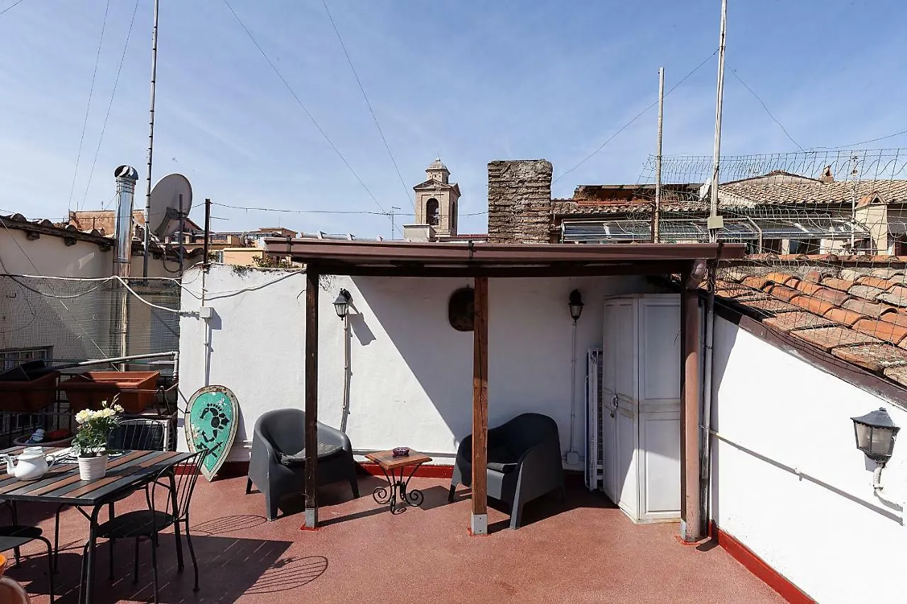 Spagnoli Roof Terrace Navona Sq Rome Apartment